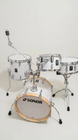 Set Batteria Sonor AQ2 Bop Bianco Perla