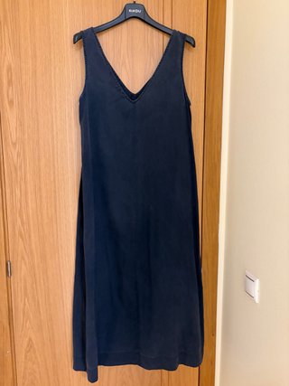 Vestido Tirantes Azul Ecoalf Talla S