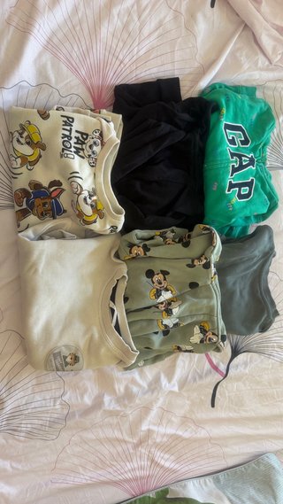 Lote de 6 sudaderas infantiles