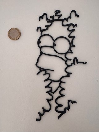 Relieve de pared Homer Simpson