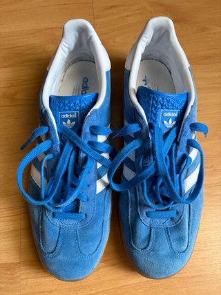 Zapatillas Adidas Gazelle Azules Talla 45 1/3.