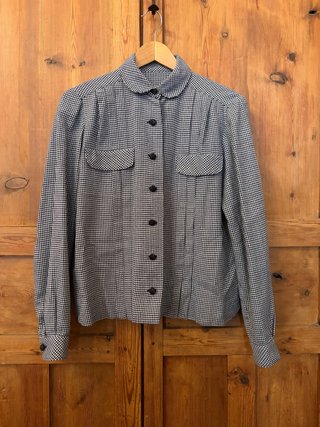 Chaqueta corta de cuadros