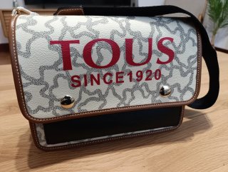 Bolso Tous original Estampado Beige y Marrón