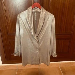 Chaqueta de fiesta dorada