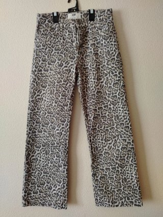 Pantalón Vaquero Estampado Animal Print