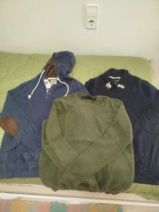 Lote 3 Jerseys Hombre Pull & Bear Talla S