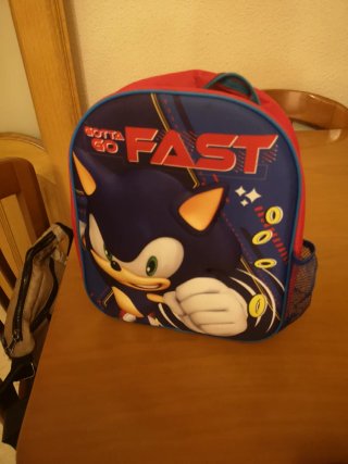 Mochila Sonic con Relieve