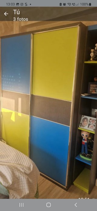 Armario y escritorio juvenil
