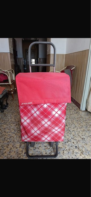 Carrito de la compra Rolser rojo