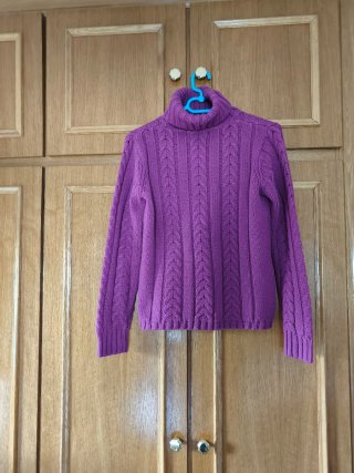 Jersey de Ochos Cuello Alto Morado
