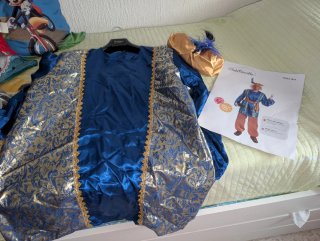 Disfraz de Paje Azul
