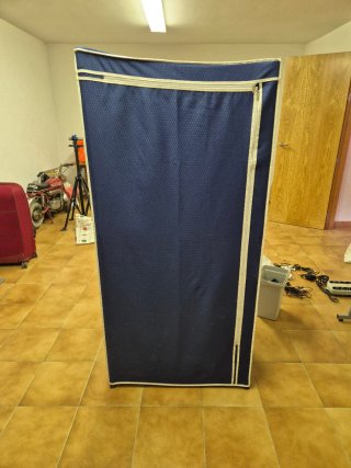 Armario Ropero Portátil Azul