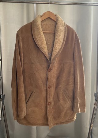 Chaqueta de Piel Vintage Talla 52