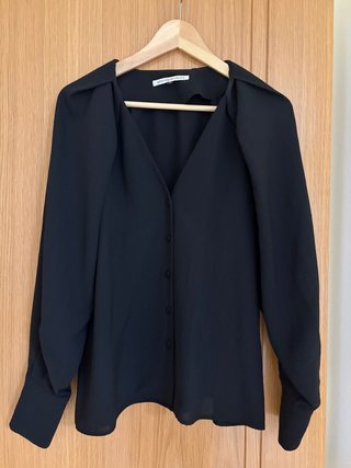 Blusa Negra Adolfo Dominguez Talla 40