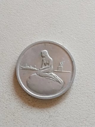 Moneda conmemorativa Sirena de Copenhague