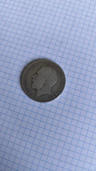 Moneda 1 Shilling George V PLATA