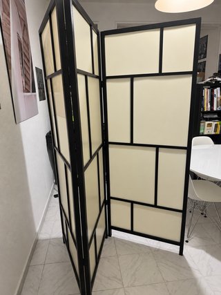 Biombo IKEA RISÖR Blanco y Negro