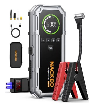 Arrancador de Coche NACKEO 8000A con Compresor