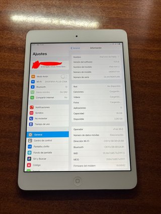 iPad mini 2 con Funda