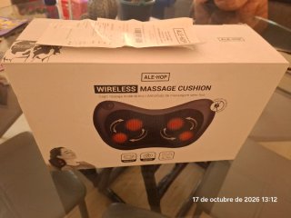 Cojín Masaje Inalámbrico ALE-HOP