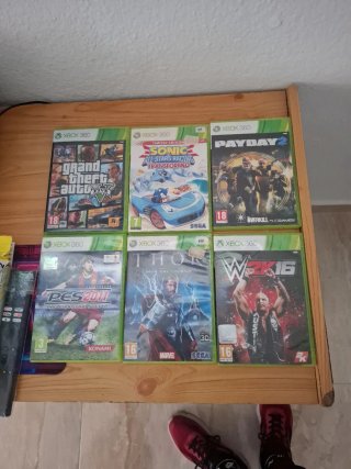 Lote de 6 Juegos para Xbox 360