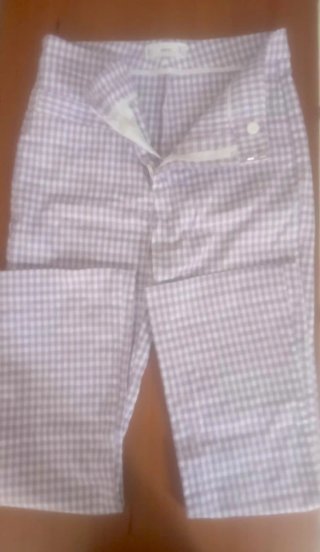Pantalón de cuadros Mango