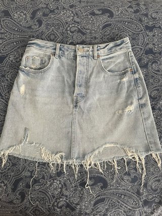 Falda vaquera Stradivarius