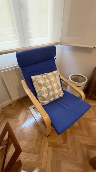 Sillón Mecedora Ikea Azul