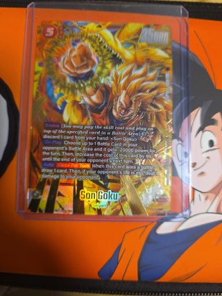Carta Dragon Ball Fusion FB11-121 Son Goku SCR