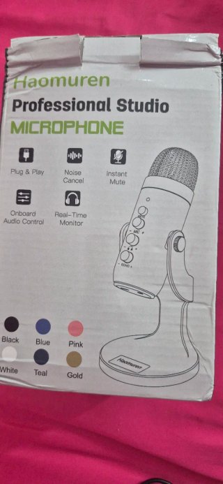 Micrófono Profesional de Estudio Haomuren