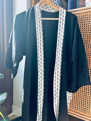 Kimono Estampado Hecho a Mano