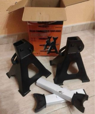 2 Borriquetas Caballetes para coche 3T NUEVAS