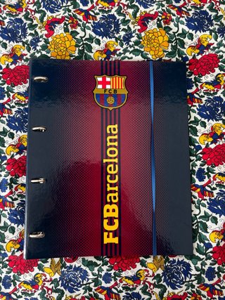 Carpeta de Anillas FC Barcelona