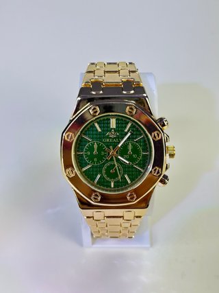 Reloj Hombre clásico dorado