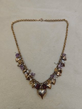 Collana con ciondoli a cuore