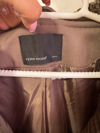 Abrigo Vero Moda Marrón Talla S