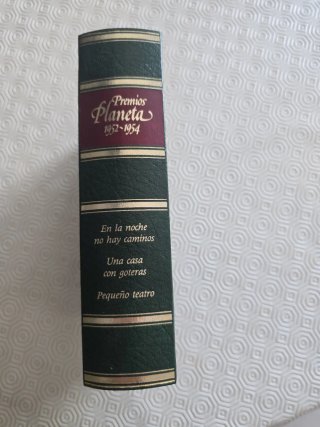 Libro Premios Planeta 1952-1954 hasta 1988-1990