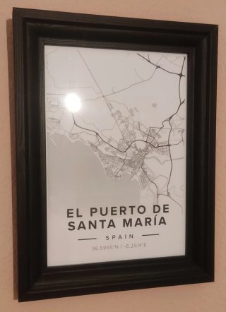 Lámina Enmarcada El Puerto de Santa María