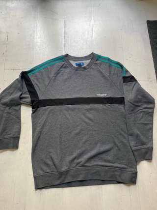Sudadera adidas Gris y Negra Talla L