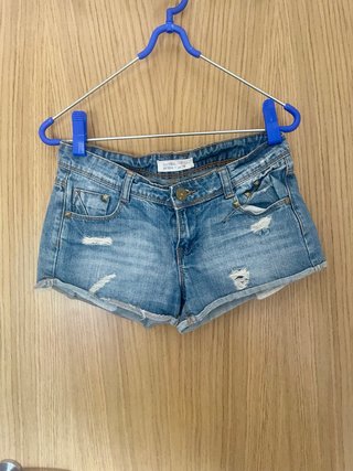 Short Vaquero Rotos y Tachuelas Suiteblanco