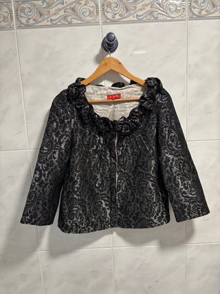 Blazer de Fiesta Berhy Negro Talla S