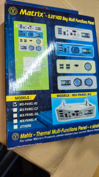 Panel Multifunción Matrix 5.25 para PC