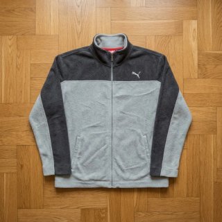 Sudadera Polar Puma Gris y Negra Talla M