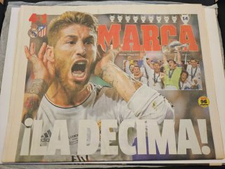 Periódico Marca - Portada La Décima