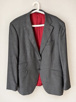 Americana Hackett Gris Tejido Loro Piana