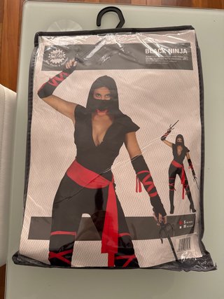 Disfraz Black Ninja Mujer Talla S