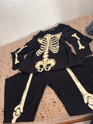 Pijama de Esqueleto para Niño