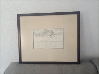 Cuadro Antiguo Mapa de Marbella