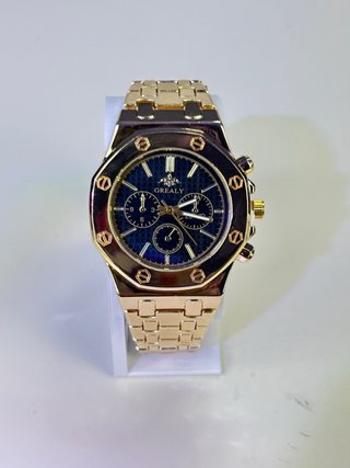 Reloj Hombre clásico dorado