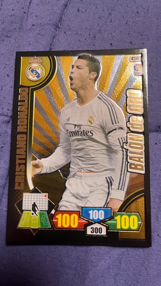 Carta Adrenalyn Cristiano Ronaldo Balón de Oro